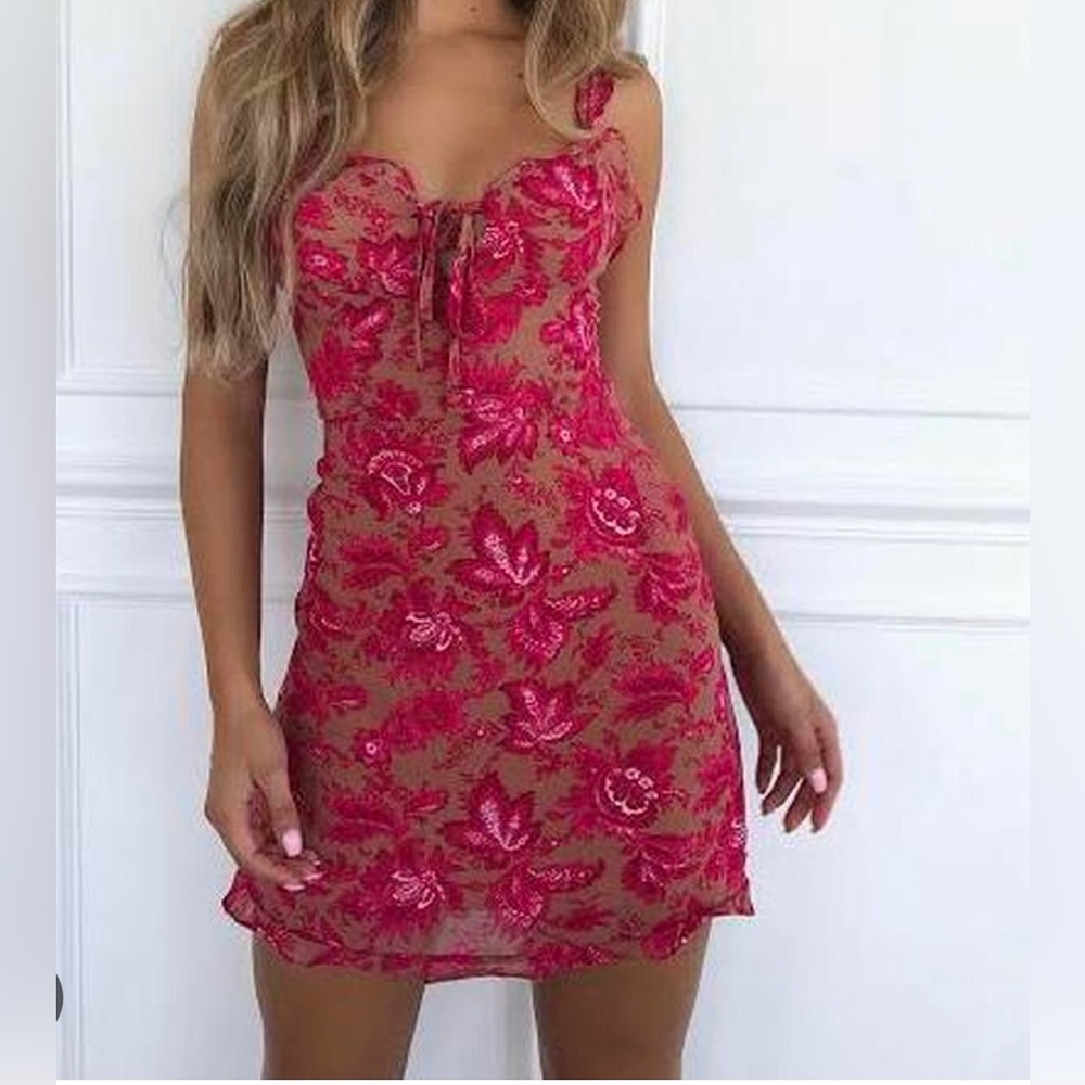 White Fox Sweet Fling Mini Dress